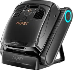 Aiper - Scuba X1 Pro: Adaptive Robotic Pool Cleaner, Max Coverage Ultra-Fine Filtration, Works with HydroComm Pure, 6,600 GPH - Gray - Front_Zoom