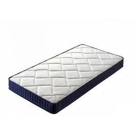 GOODSILO - 6-Inch Twin Hybrid Mattress with Pocket Springs and Memory Foam for Pressure Relief and Motion Isolation - White+Blue