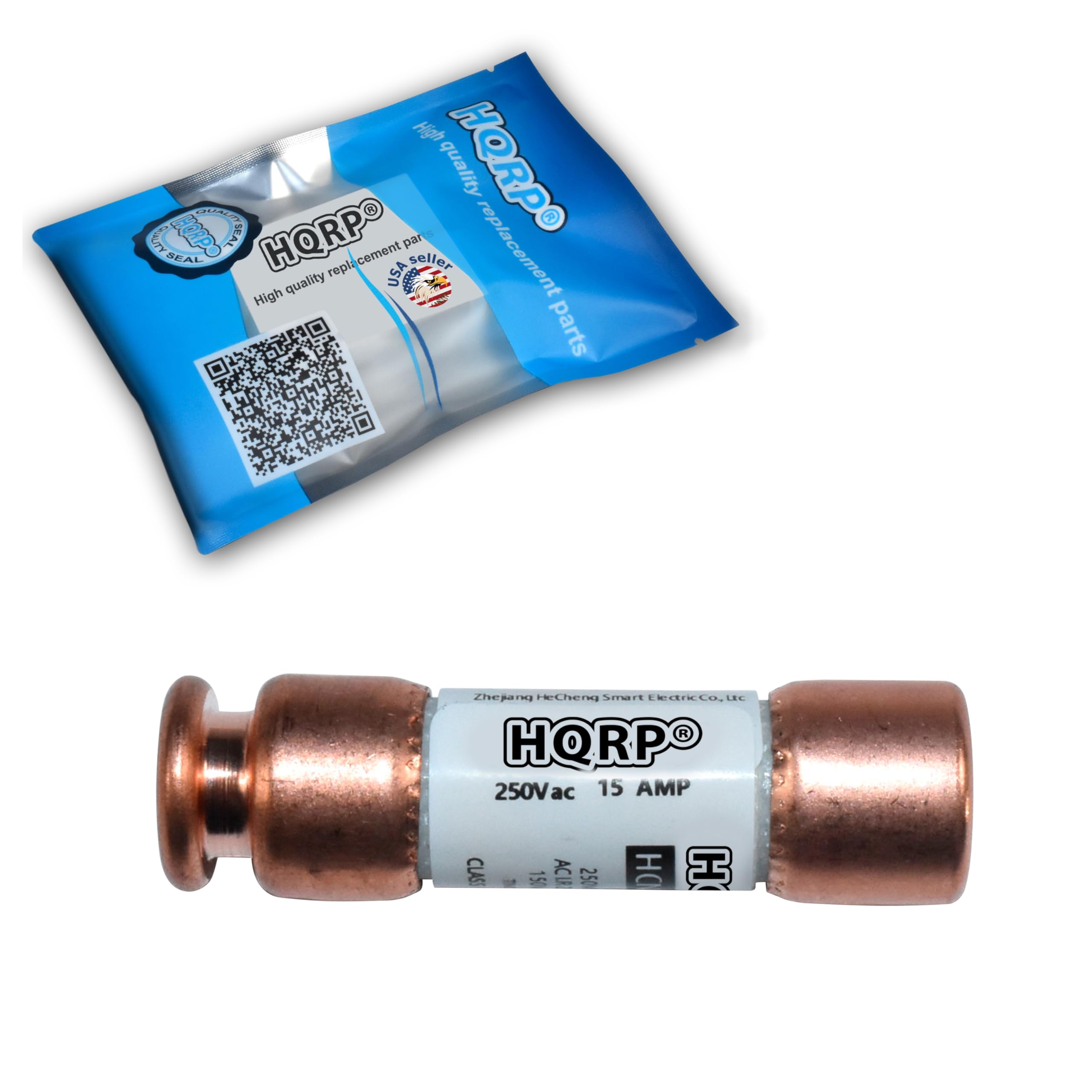 A SEAL High VEAL HORPO par quality HORPO High quality repli cement USA C seller replacement parts Zhepano HeCheng Smart 0I La L.. HQRPO 250V ac 15 CLAS - 150 ACU 250 DH H

Corrected text:

A SEAL High Quality HORPO Replacement Parts USA Certified Seller. High quality replacement parts. Zhepano HeCheng Smart Electric Co., Ltd. HQRPO 250V ac 15 AMP