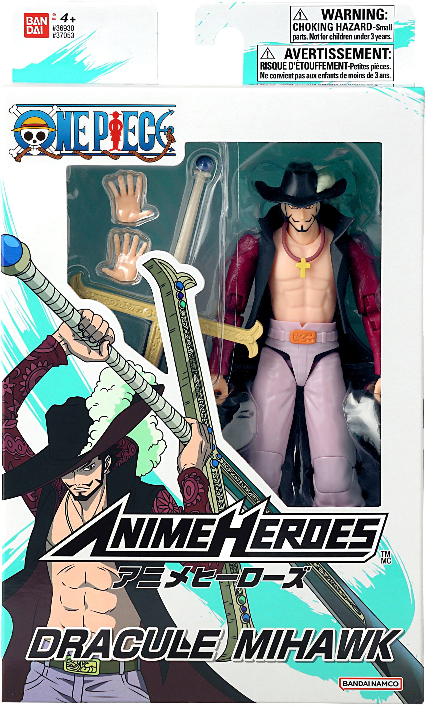 One Piece Anime Heroes Dracule Mihawk Action Figure