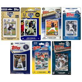 C&I Collectibles - San Diego Padres Team Multi-Season Trading Card Set - Multicolor