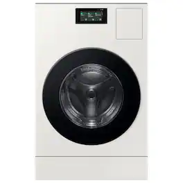 Samsung - 5.3 cu. ft. Bespoke AI Laundry Ventless Heat Pump Dryer Combo All-in-One Ultra Capacity Washer with AI Home - Ivory