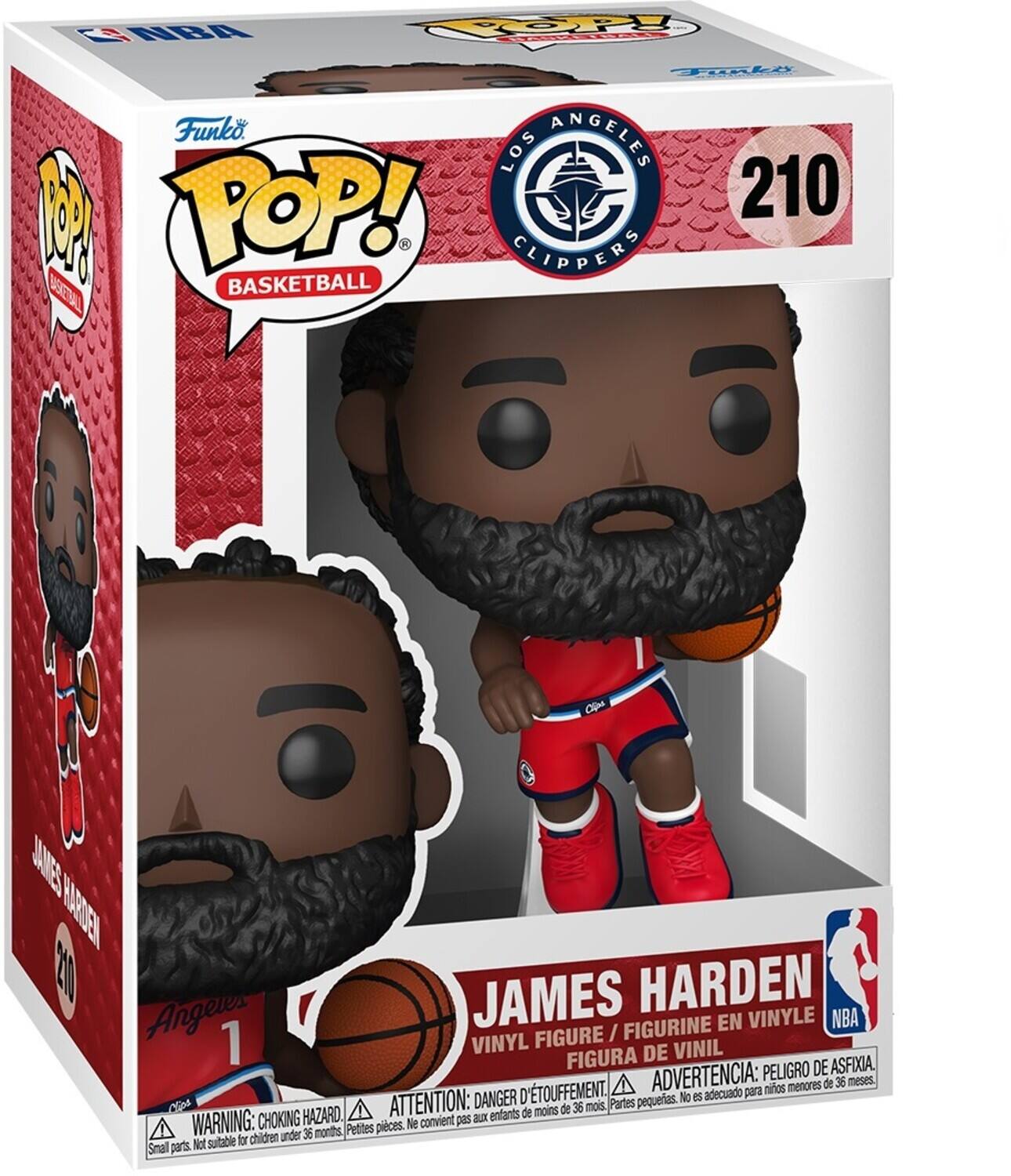 Funko POP! NBA: Clippers James Harden COLLECTIBLES Multicolor