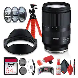 Bundle - Tamron - 17-70mm f/2.8 Di III-A VC RXD Lens for Sony E - Black