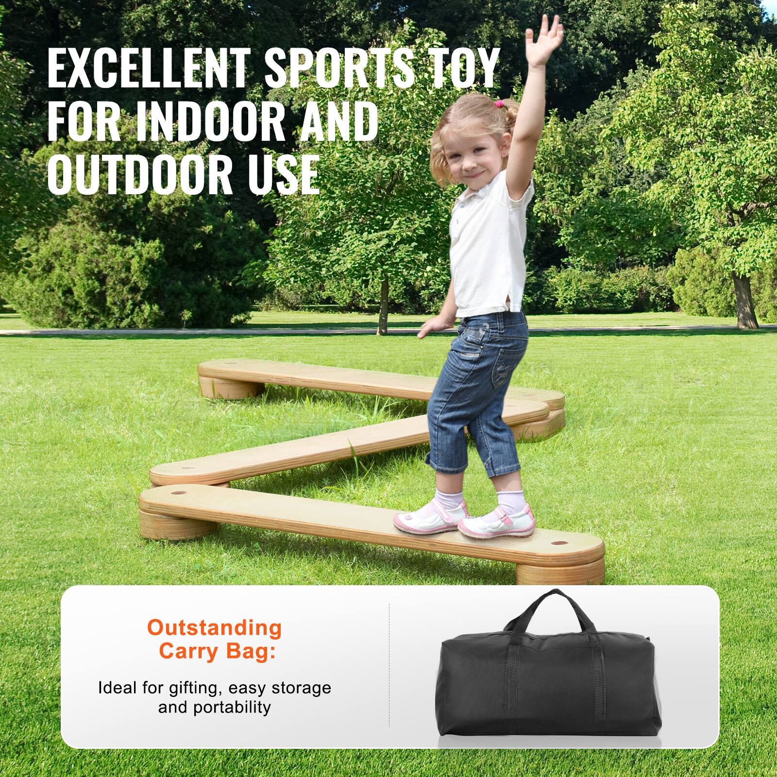 EXCELLENT SPORTS TOY FOR INDOOR AND OUTDOOR USE

Outstanding Carry Bag:
Ideal for gifting, easy storage and portability