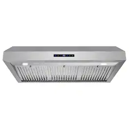 COSMO - 36 inches - Convertible - Under cabinet Range Hood - Stainless Steel