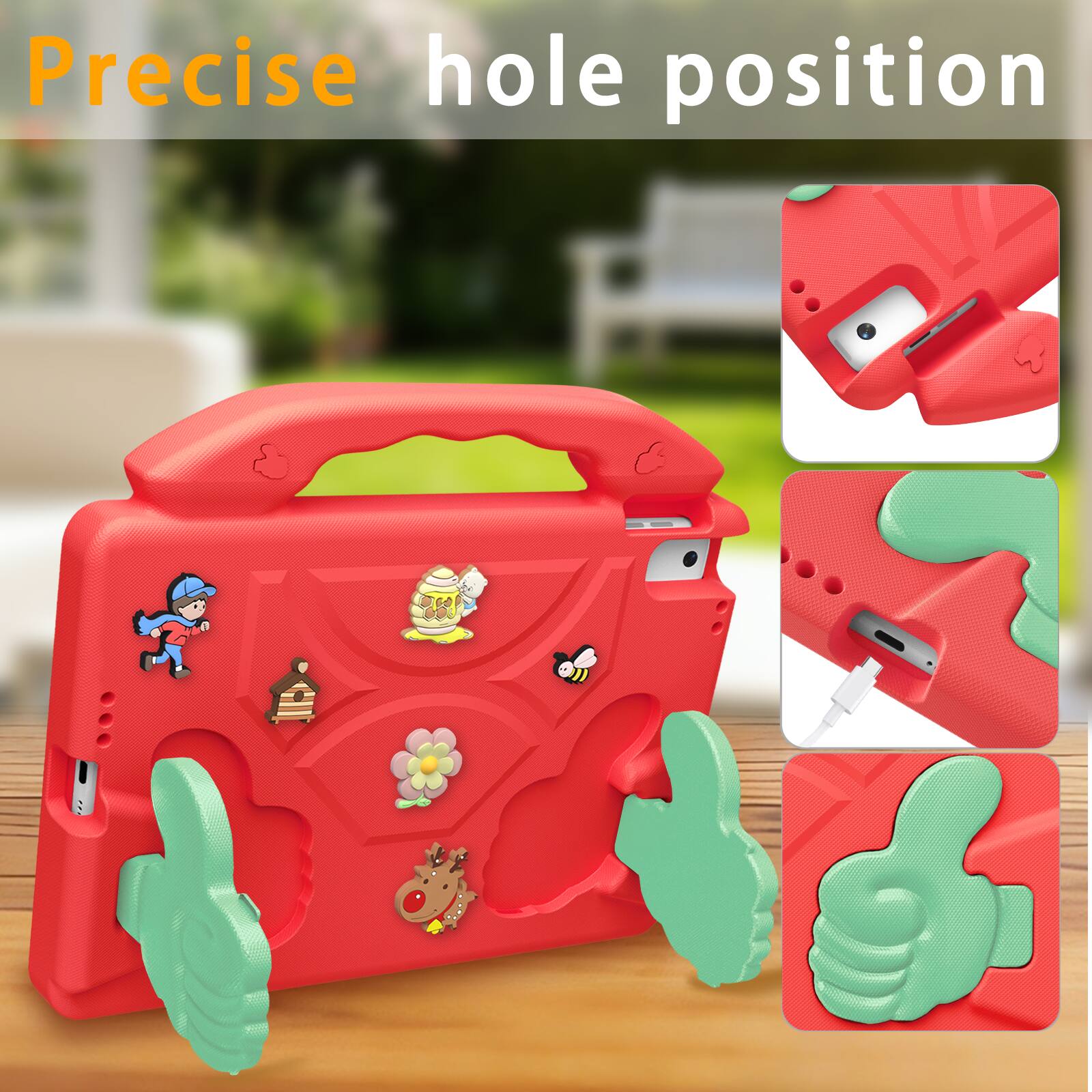 Precise hole position