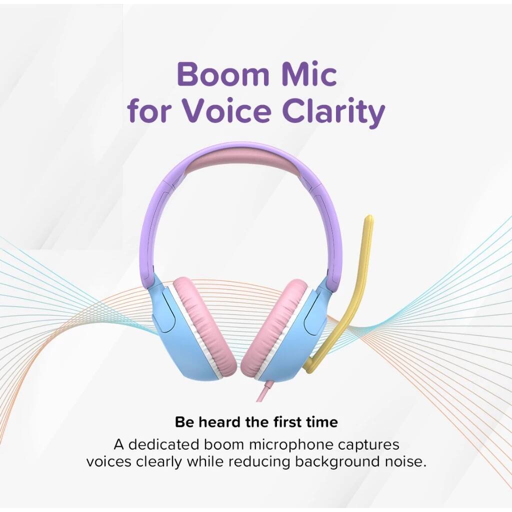 Boom Mic for Voice Clarity

Be heard the first time

A dedicated boom microphone captures voices clearly while reducing background noise.