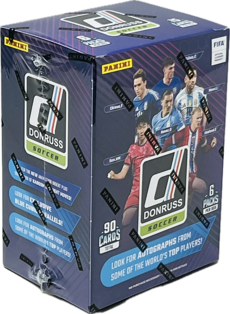 2024-25 Panini Donruss Soccer 6-Pack Blaster Box (Blue Cubic Parallels!)