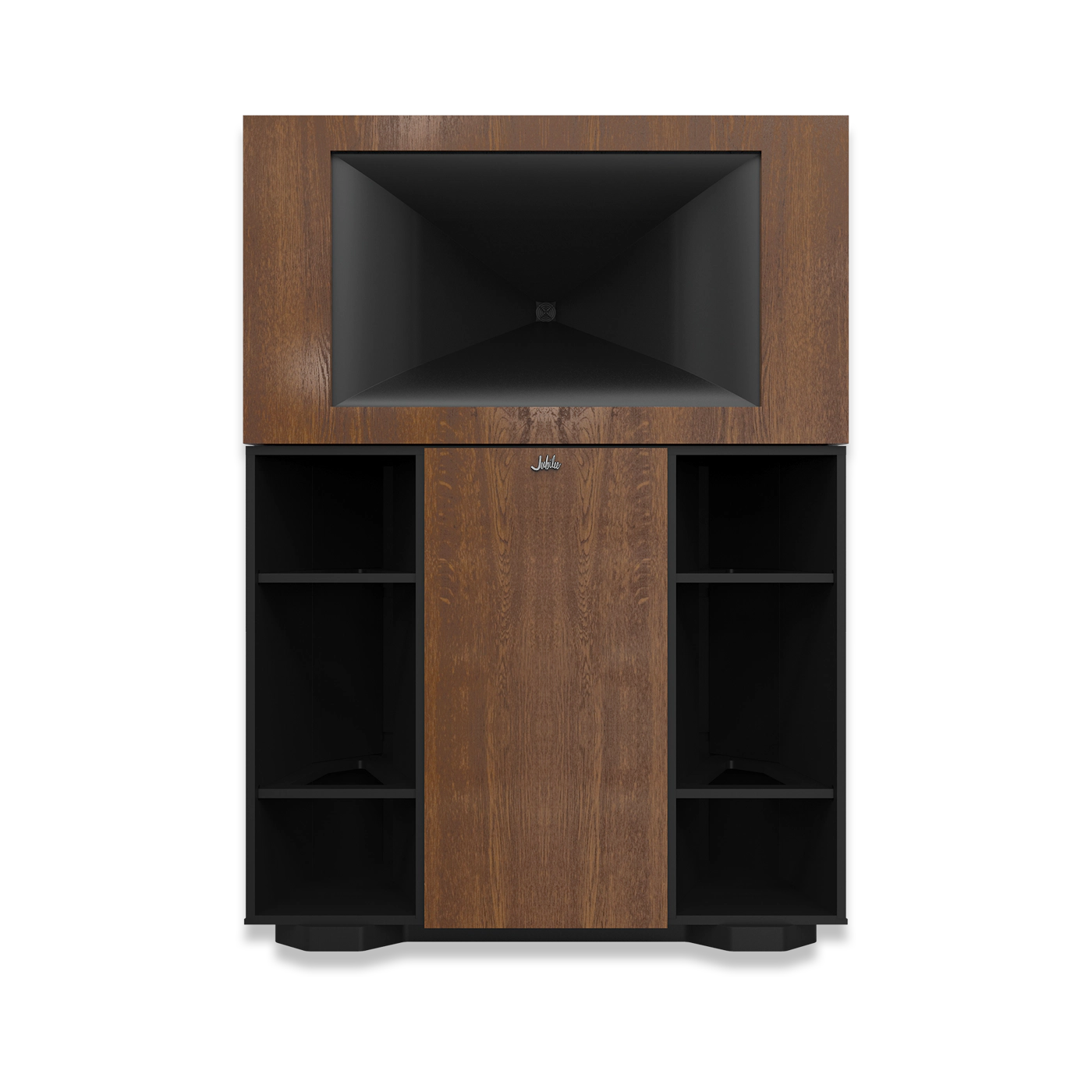 Back. Klipsch - Klipsch JUBILEE-75SE 2-Way Fully Horn-loaded Heritage Loudspeaker - Teak - Teak.