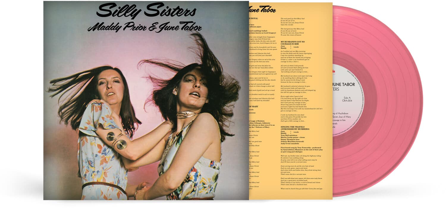 Maddy Prior & June Tabor - Silly Sisters (Chrysalis Red Series) - Rose-Pink   - VINYL LP