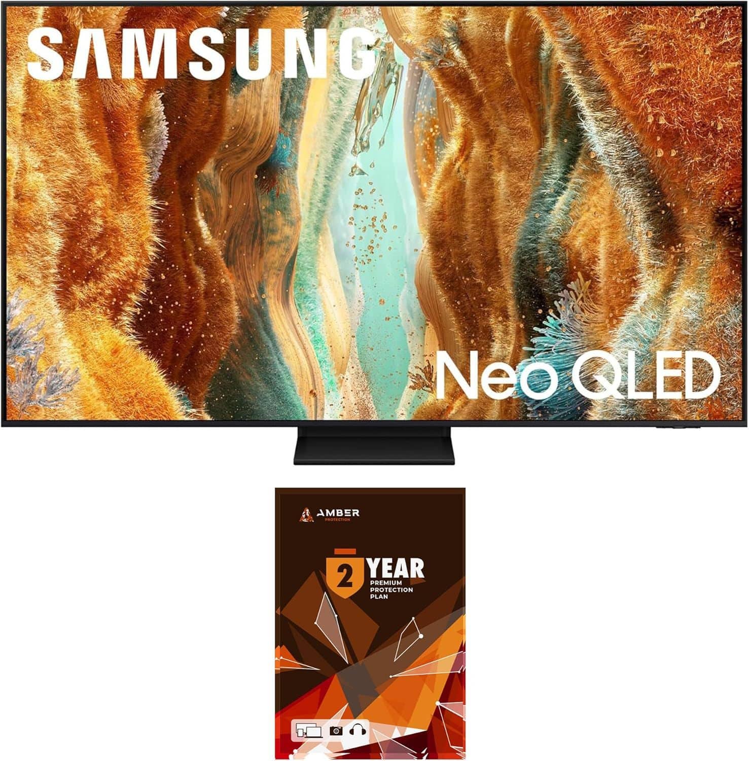 Samsung - QN85QN70FAFXZA 85 Inch Neo QLED 4K Smart TV with Dolby Atmos and 2 Year Amber Protection Plan (2025)