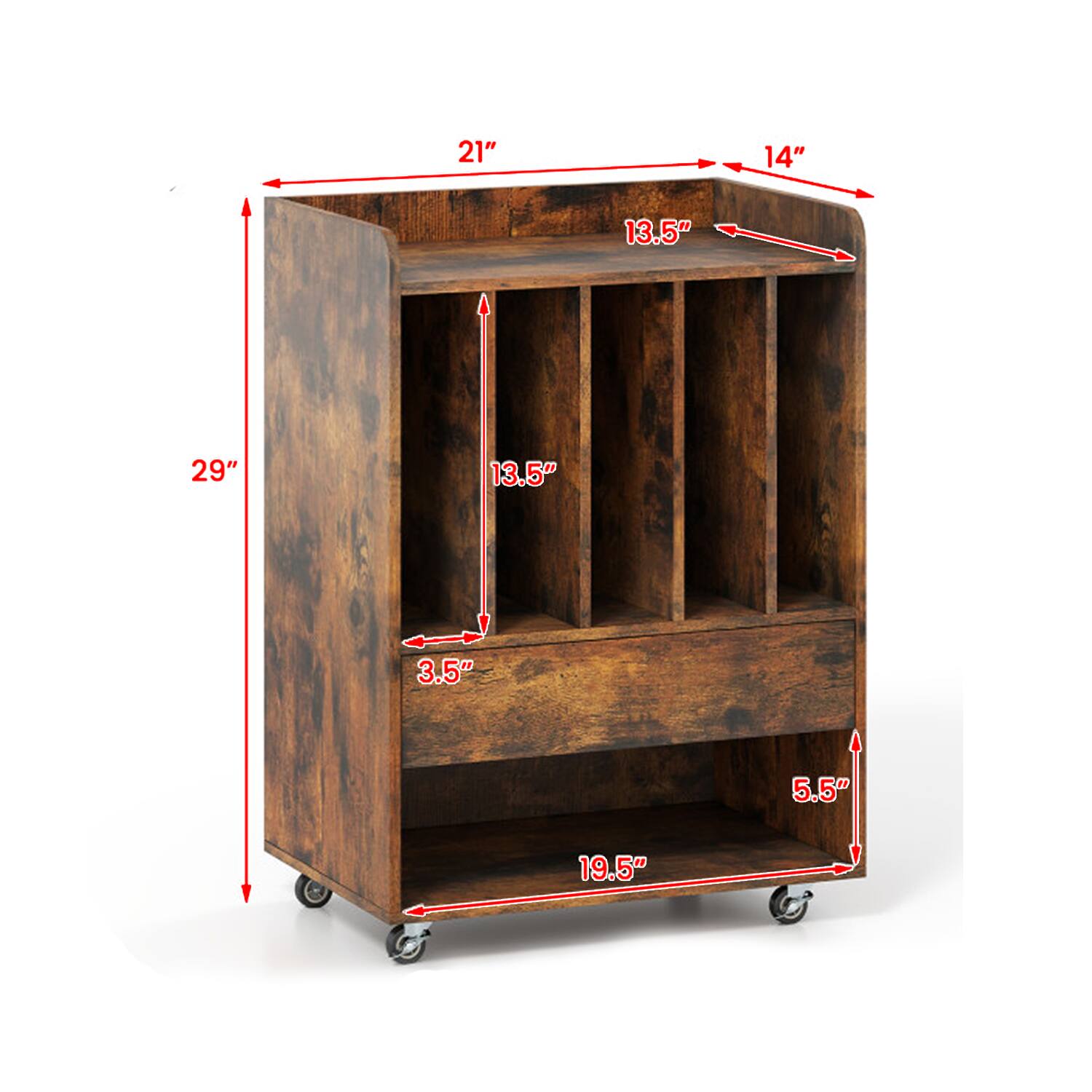 21" 14" 13.5" 29" 13.5" 3.5" 5.5" 19.5"