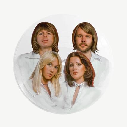 Front. ABBA - Lay All Your Love On Me / My Love My Life - Valentine's Edition Picture Disc 10-Inch Vinyl - 12-INCH SINGLE.