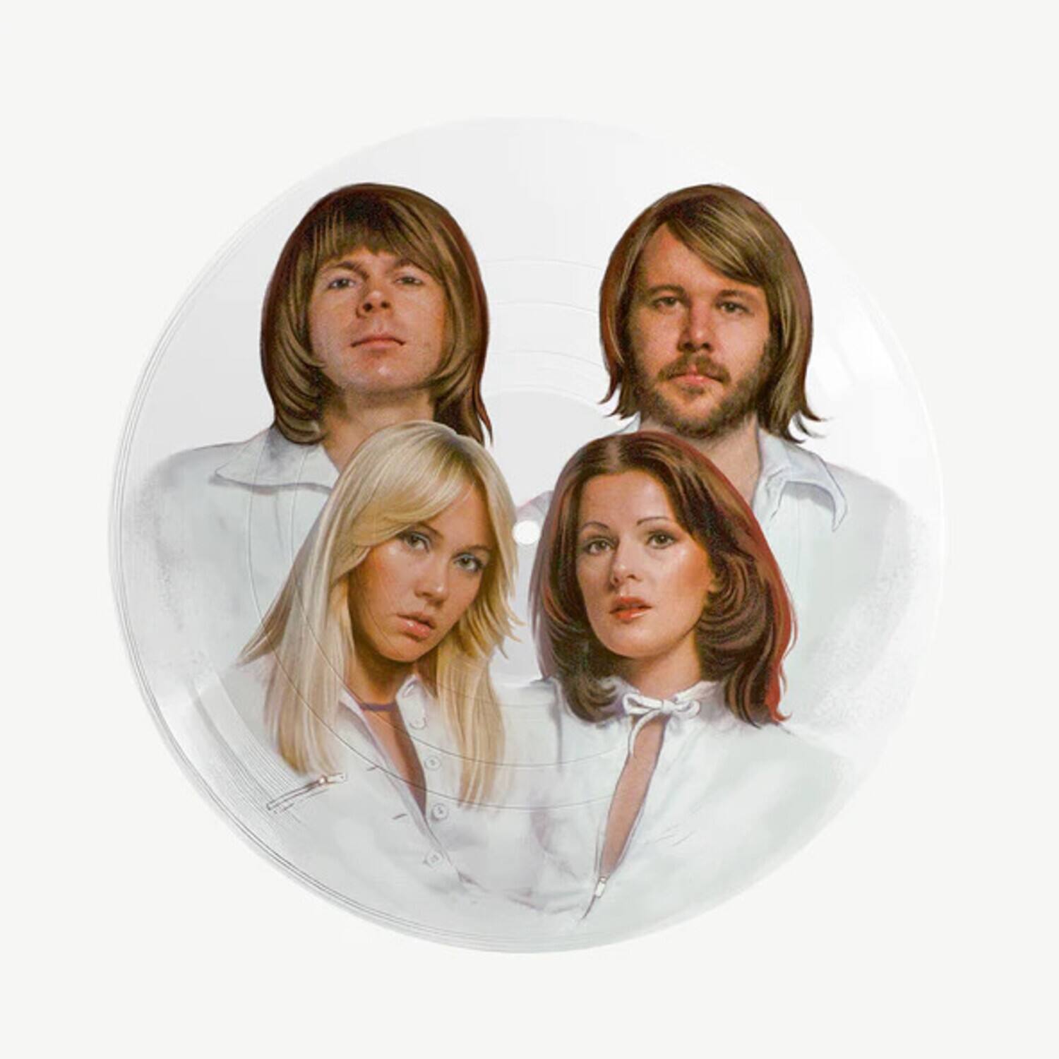 Front. ABBA - Lay All Your Love On Me / My Love My Life - Valentine's Edition Picture Disc 10-Inch Vinyl   - 12-INCH SINGLE.