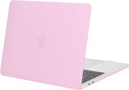 mosiso - Hard Shell Case for 13-inch MacBook Pro 2016-2026 A2338 A2289 A2251 A2159 A1989 A1706 A1708 - Clear Pink