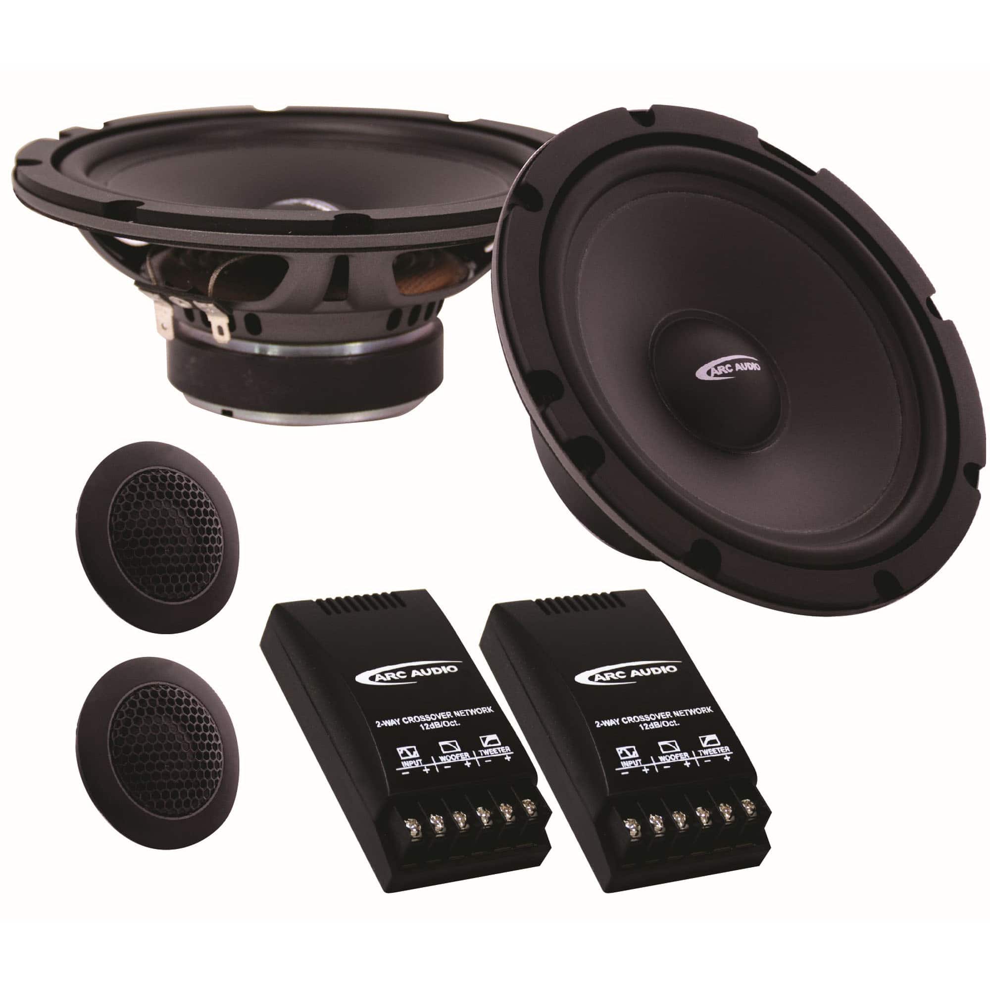 ARC Audio - X2 6.2 6.5" Component System - Black/Gray