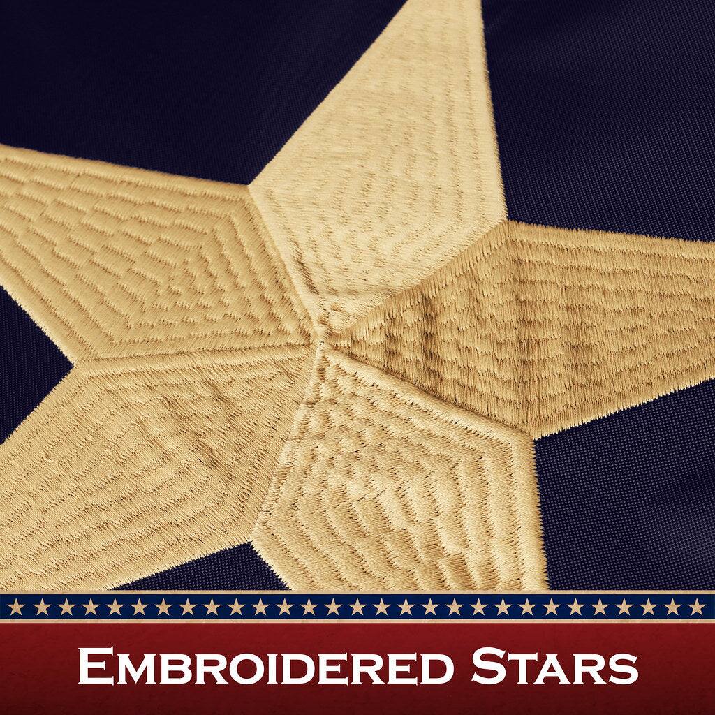 Embroidered Stars