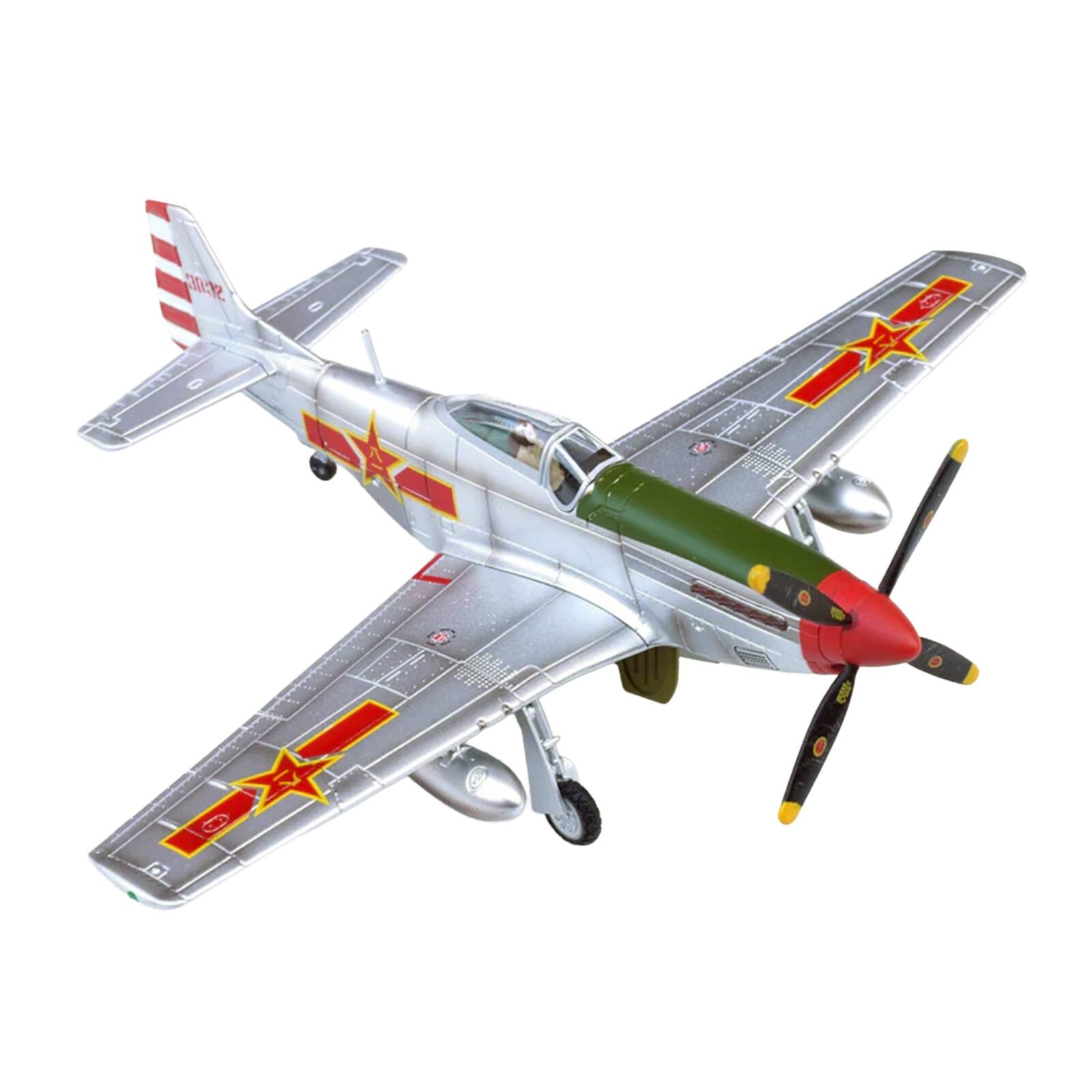 Alt View 1. Legion - North American P-51K Mustang Aircraft People's Liberation Army Air Force 1/72 Diecast Model Airplane by Legion.