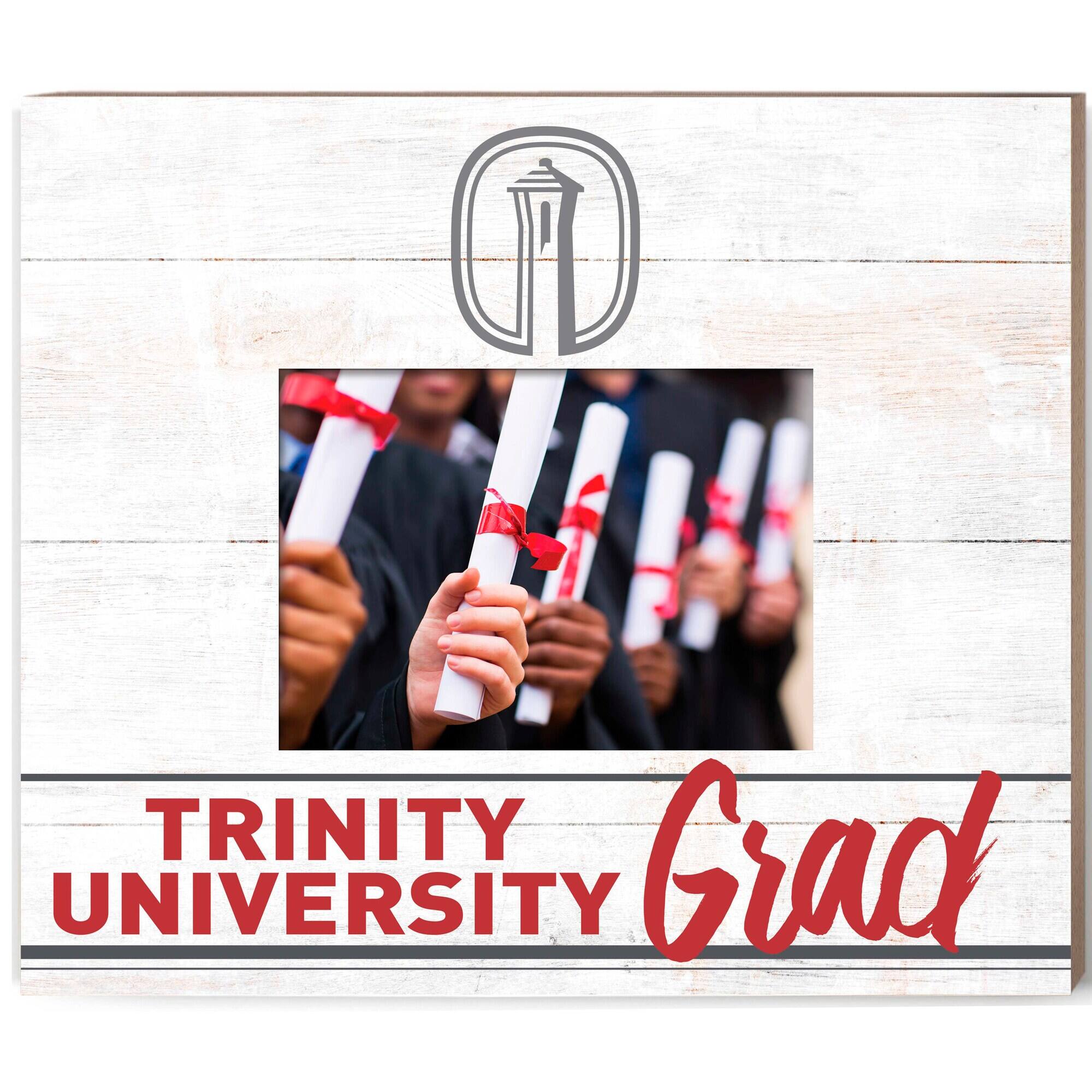 Jardine - Trinity Tigers 13.5" x 11.5" Grad Frame - White