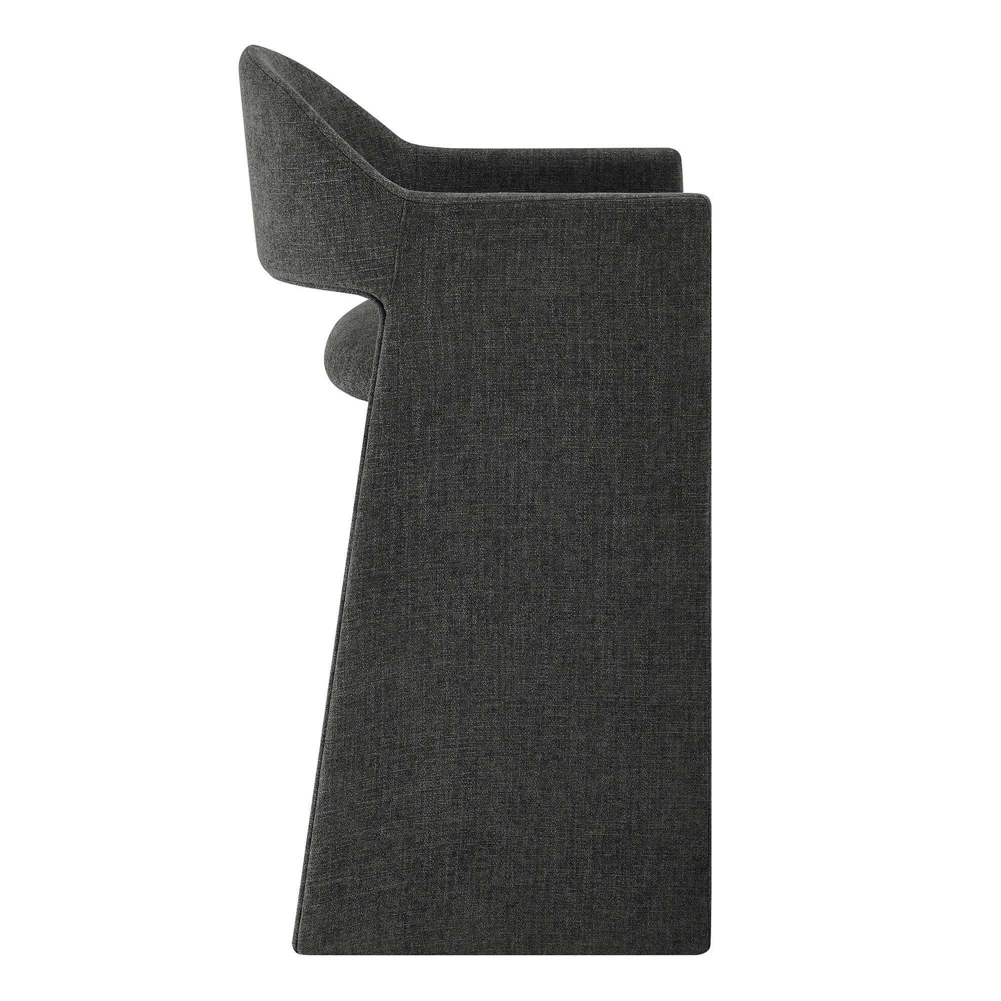 Alt View 2. Modway - Talia 41 Inch 41 Inch Upholstered Fabric Bar Stool by Modway - Charcoal.