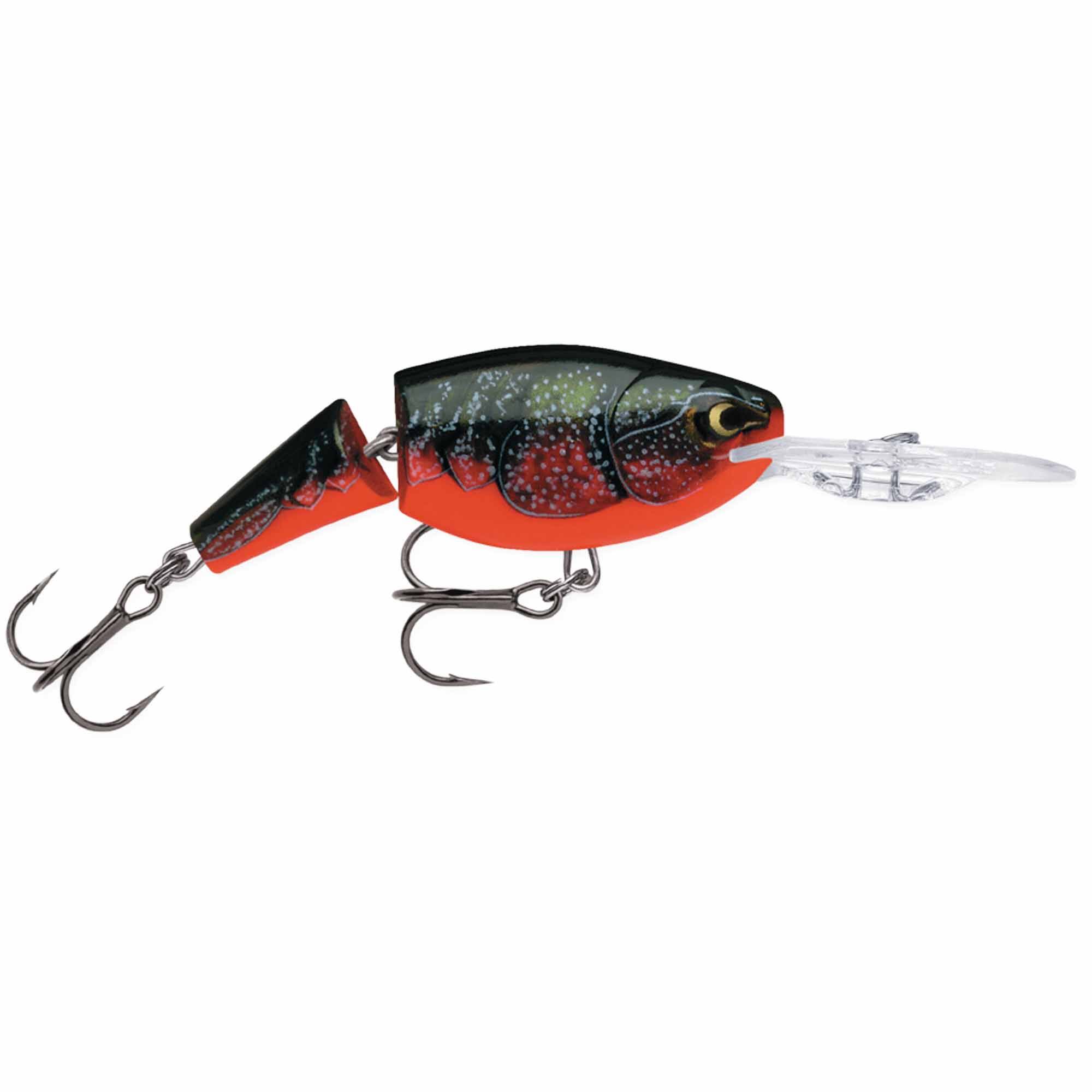 Front. Rapala - Rapala Jointed Shad Rap 05, Fishing Lure, Red Crawdad - Red Crawdad.