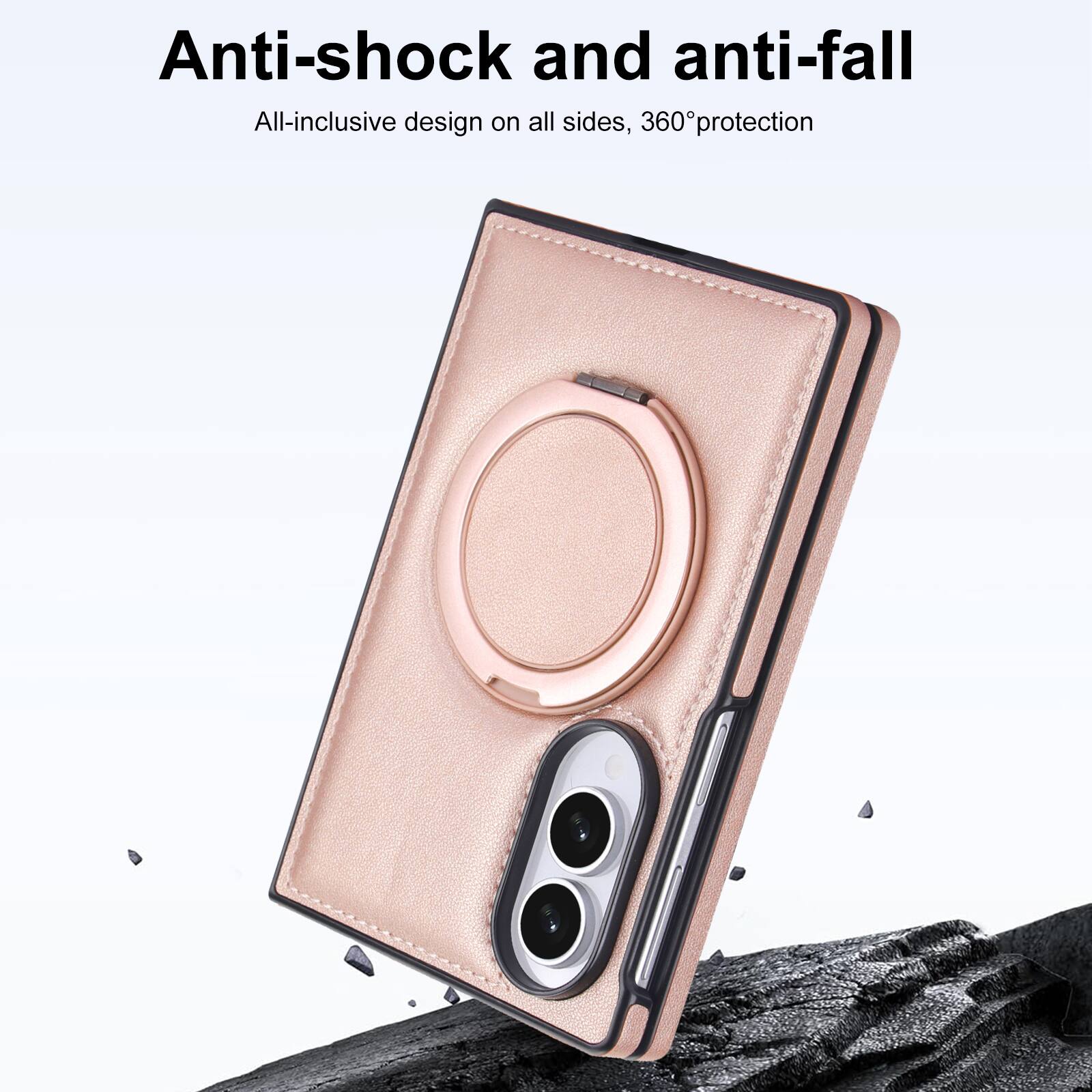 Anti-shock and anti-fall  
All-inclusive design on all sides, 360° protection