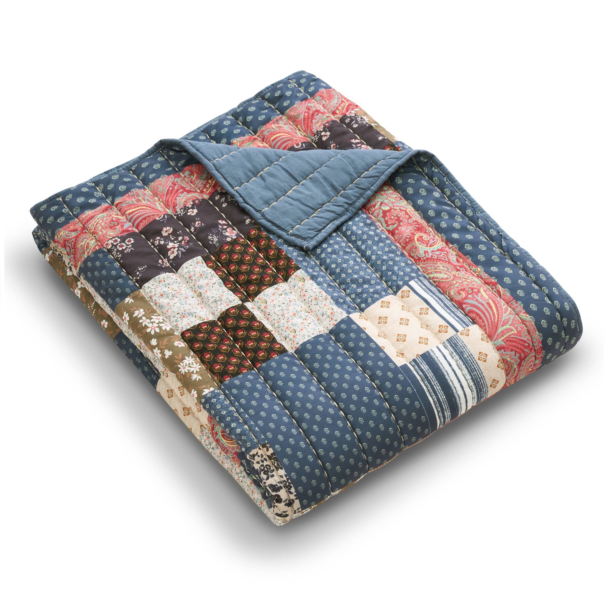 Left. BreeBe - Shiloh Throw - Calico.