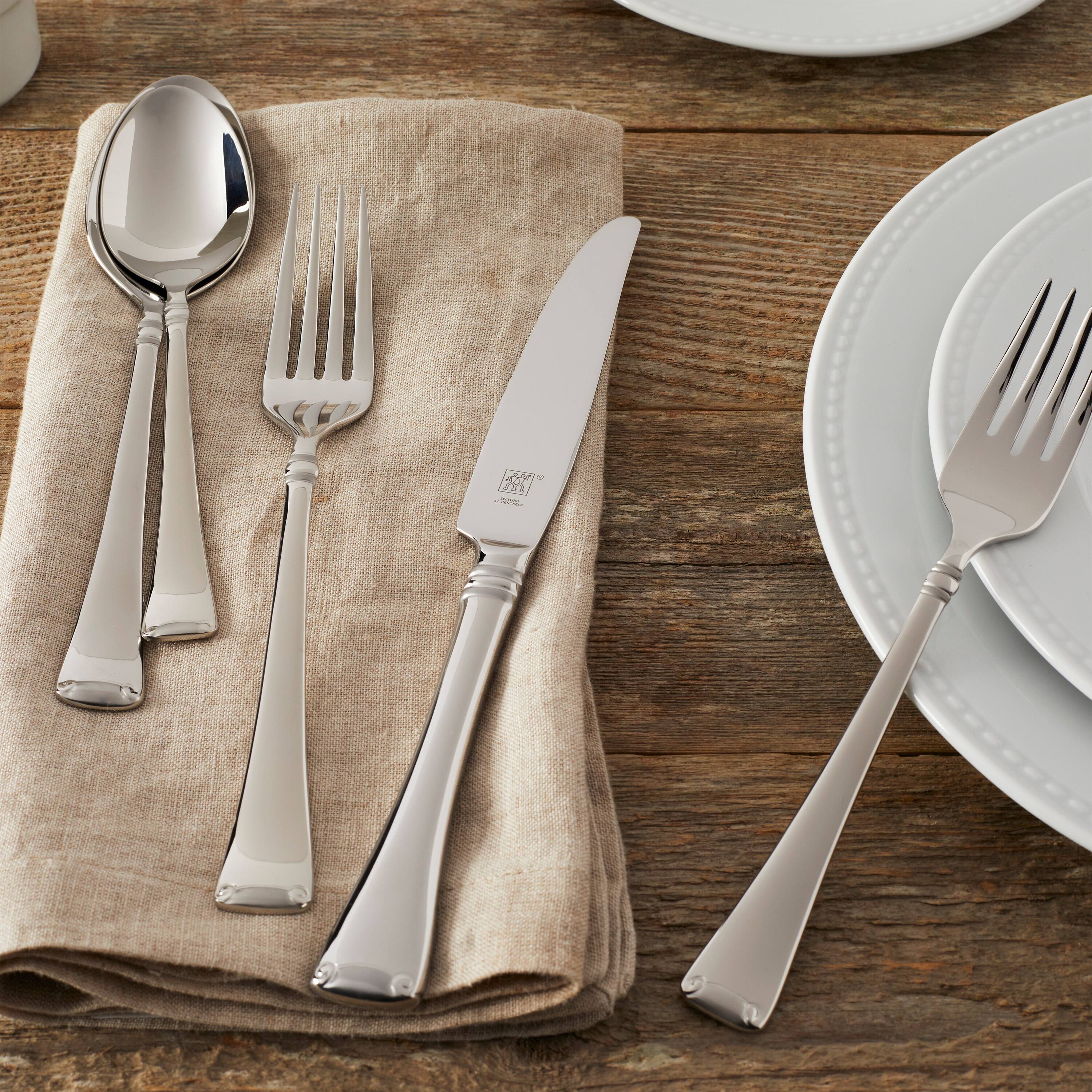 Alt View 1. ZWILLING - ZWILLING Angelico 65-pc 18/10 Stainless Steel Flatware Set - Stainless Steel.