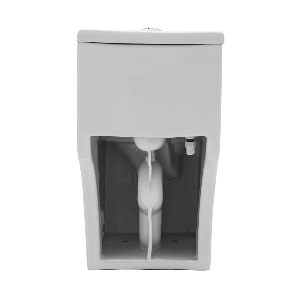 Alt View 10. Loheer - Loheer One Piece Ceramic Toilet, Dual Flush, Elongated Bowl, Twelve Inch Rough In - White.