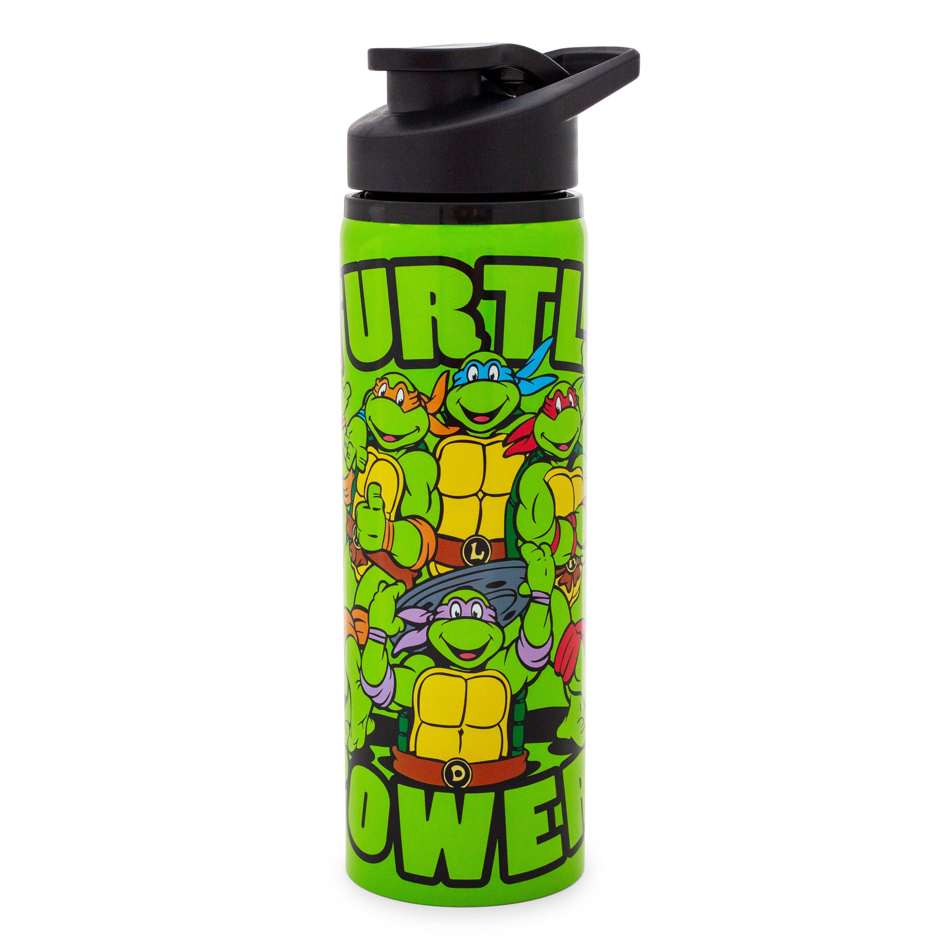 "Silver Buffalo - Teenage Mutant Ninja Turtles ""Turtle Power"" Stainless Steel Water Bottle - Green" price history on PriceWatchPro