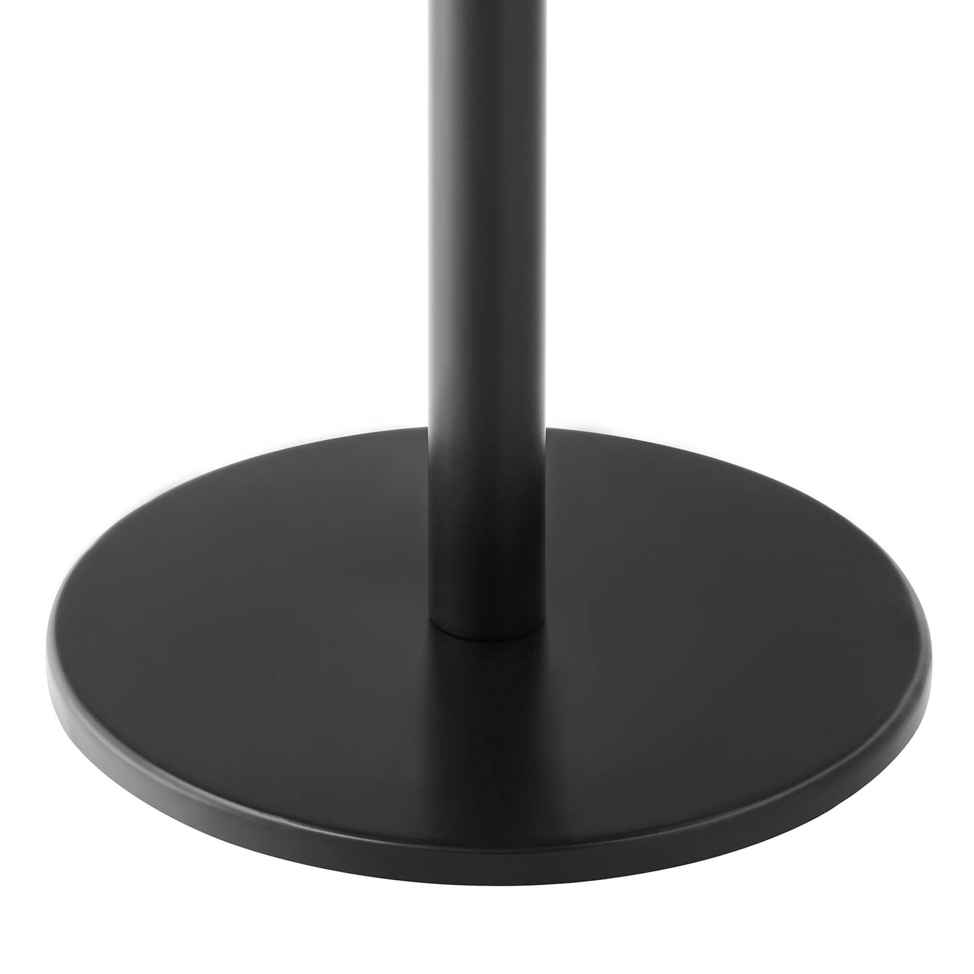 Alt View 5. Modway - Viva Round Acacia Wood Side Table by Modway - Black Light Oak.