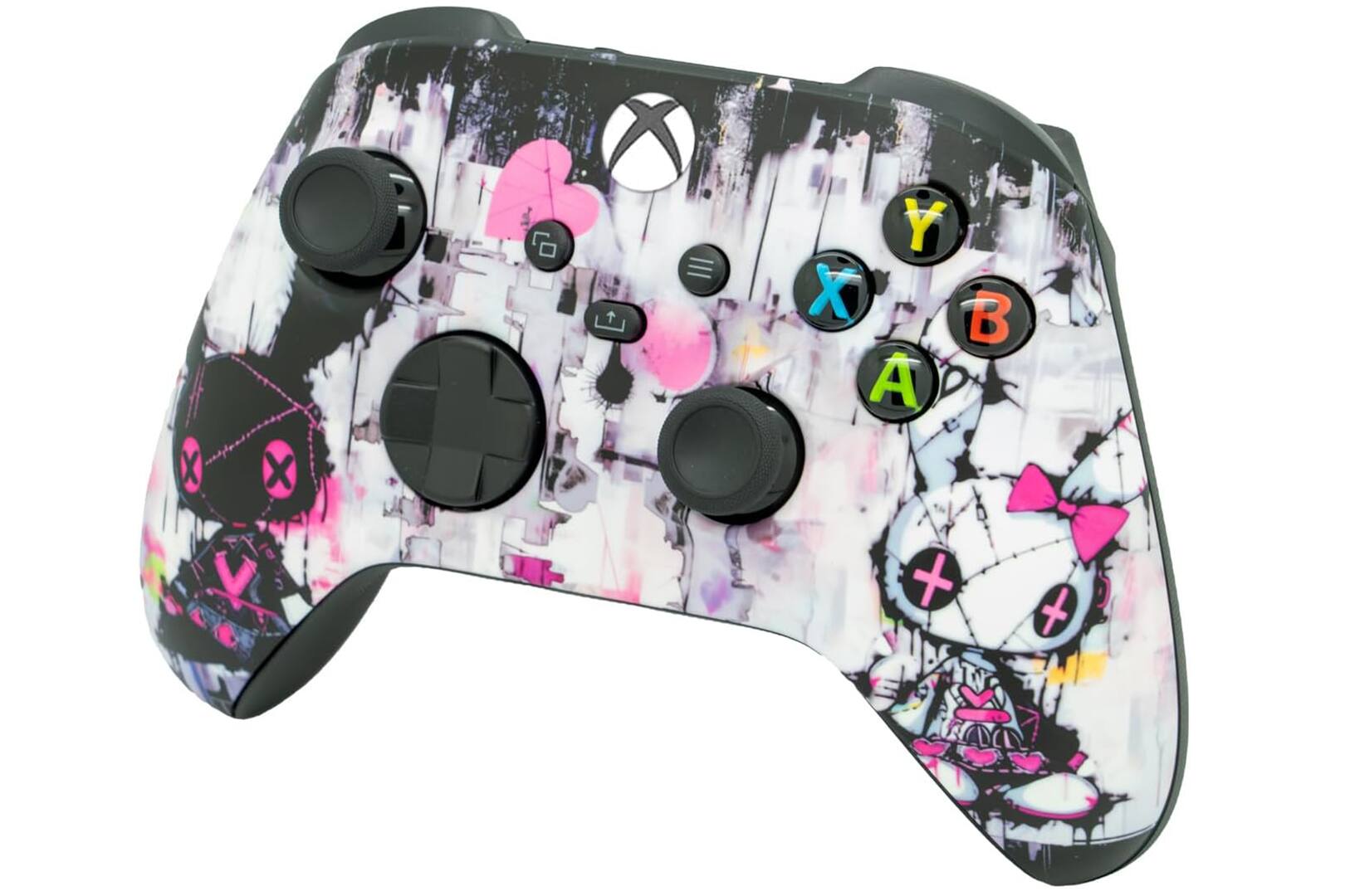 Left. ProControllers - Custom Wireless Controller for Xbox Series X|S, Xbox One, & PC - Evil Bunny.