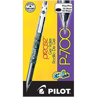 Pilot P-700
Precise Gel Roller
Fine/Fina 12 Black/12 Negro
0.7
Gel Ink
Pilot