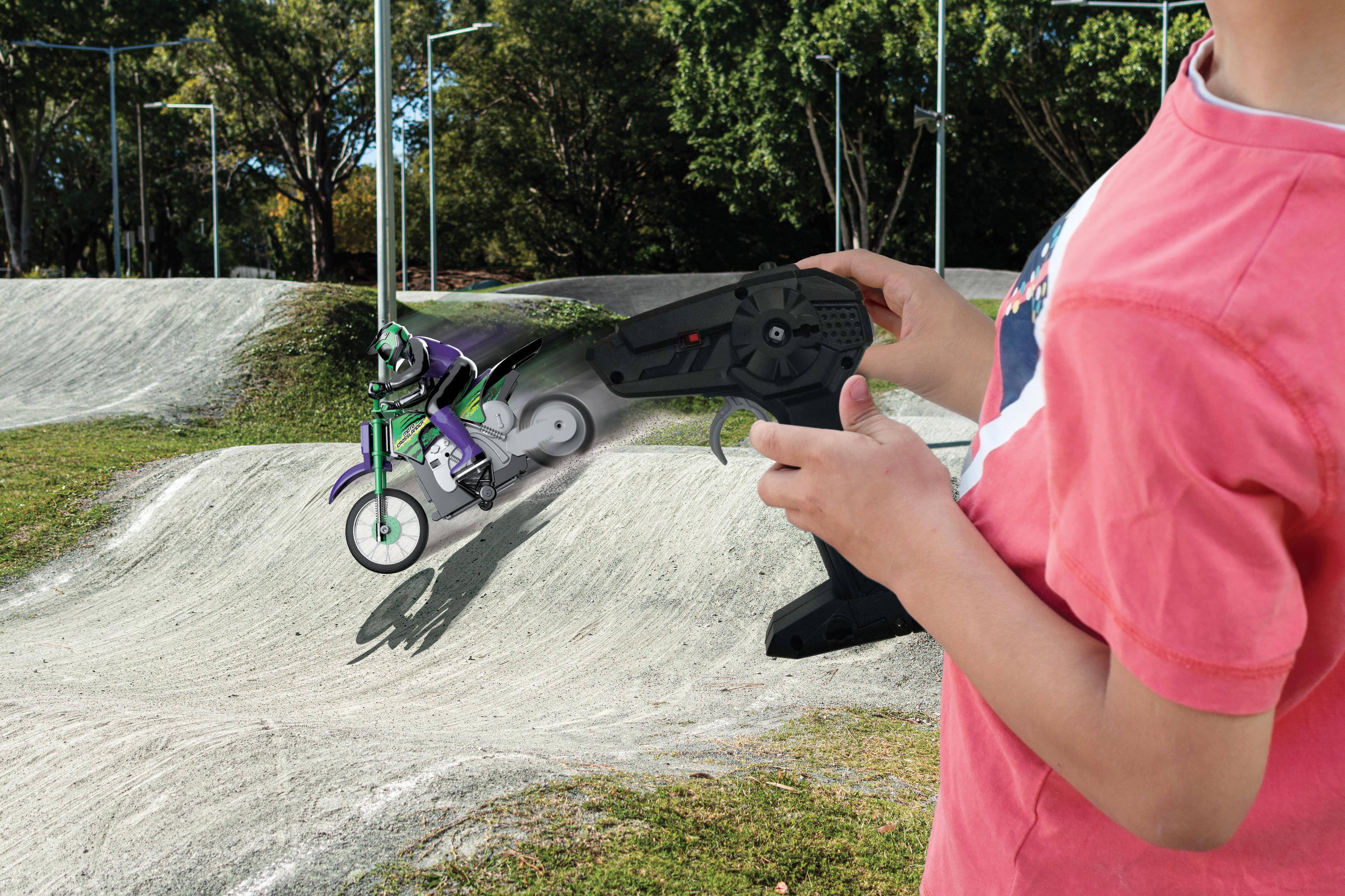 Alt View 3. Lexibook - Moto Crosslander 2.4Ghz. Extreme Stunt with Light Effects.