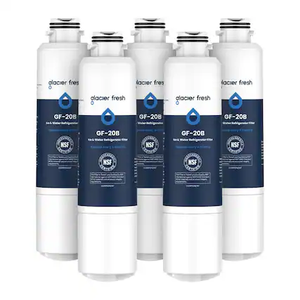 Glacier Fresh GF-20B Ice & Water Refrigerator Filter
Replace every 6 months
NSF Certified
This filter is tested and certified by NSF to reduce 48 materials and substances significantly
Component