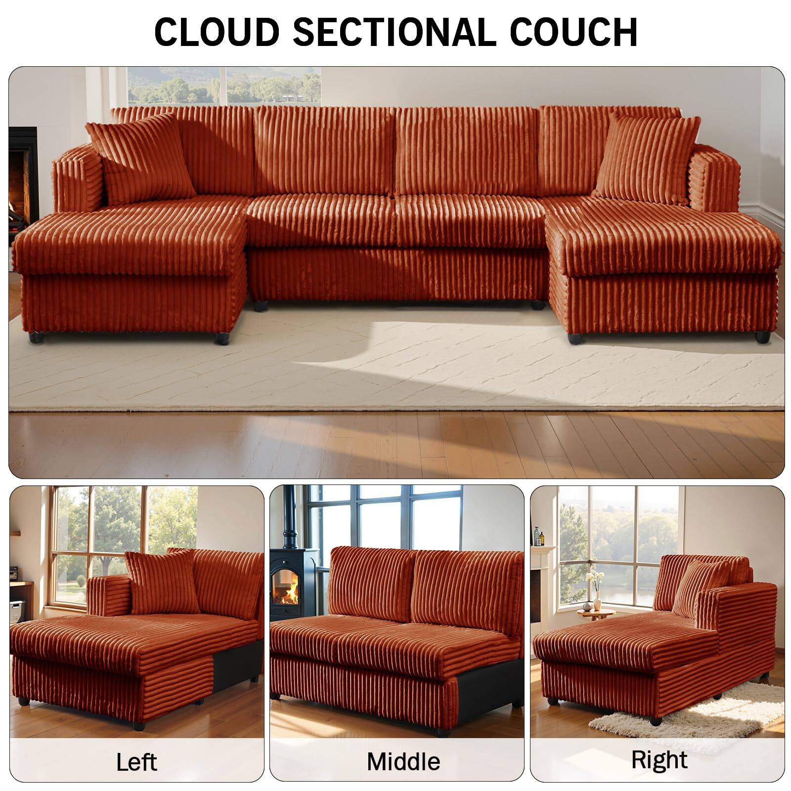 CLOUD SECTIONAL COUCH

Left Middle Right