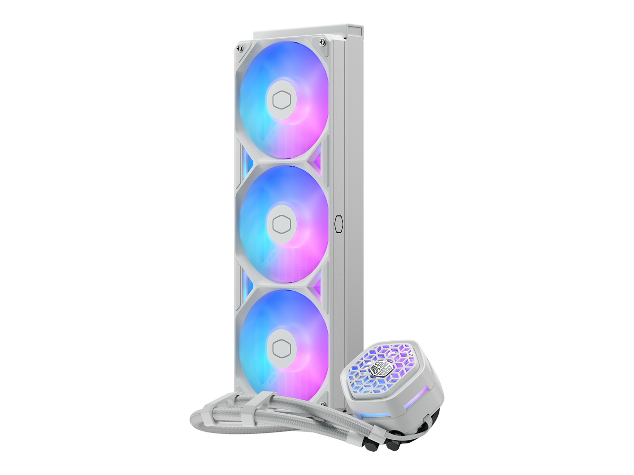 Cooler Master Atmos II 360 AIO CPU Cooler, VRM Fan, Dual Pump
