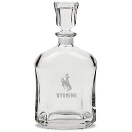 Jardine - Wyoming Cowboys 23.75oz. Crystal Whiskey Decanter - Multicolor
