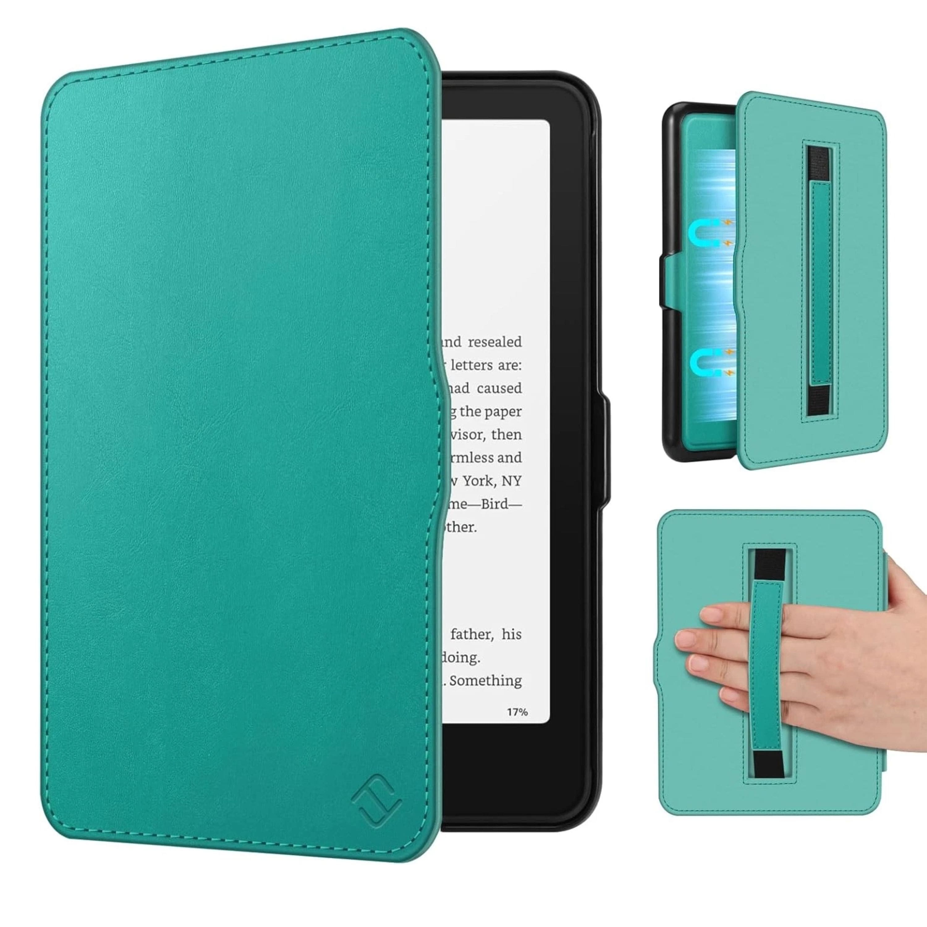 "Kitcheniva - Slim Shell Case With Hand Strap For 7"" Kindle Paperwhite (12th Gen 2024) - Jade" price history on PriceWatchPro