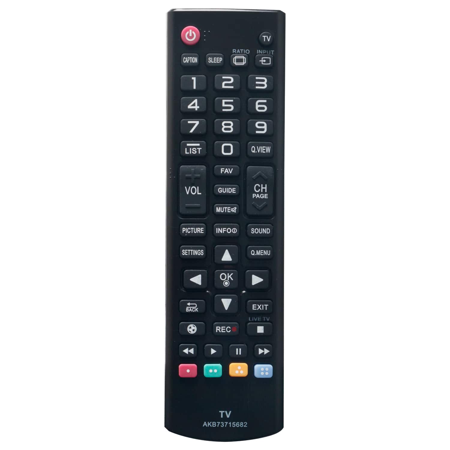 WINFLIKE - New AKB73715682 sub AKB73715608 Replaced Remote fit for LG LED LCD OLED HDTV Plasma Smart TV