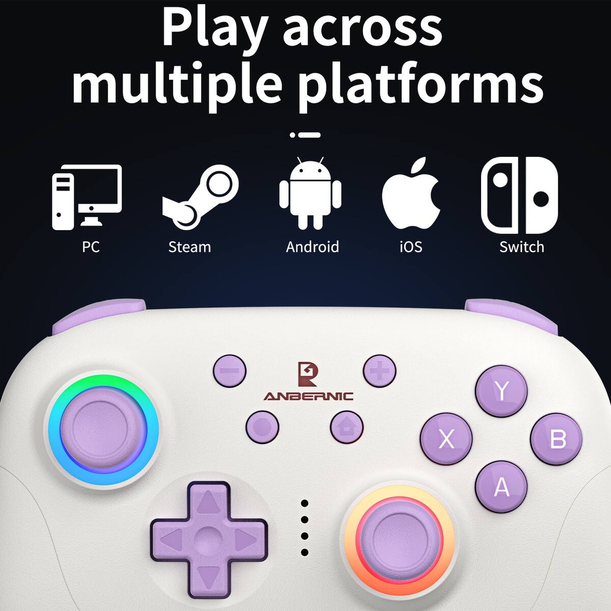 Play across multiple platforms

PC Steam Android iOS Switch

ANBERNIC