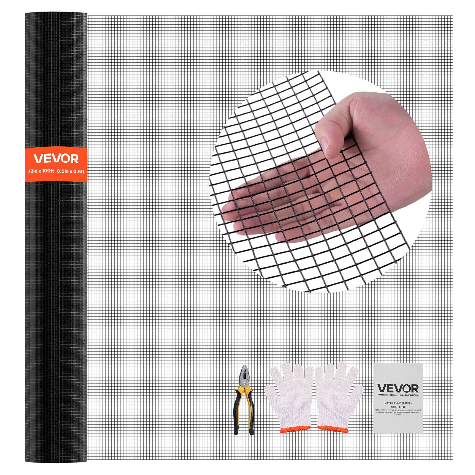 VEVOR  
72in x 100ft 0.5in x 0.5ft