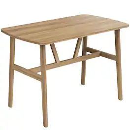 Boyel Living - Nature Dining Table for 4-6 Person Rectangular Wood Kitchen Table Modern Dinner Table - Natural