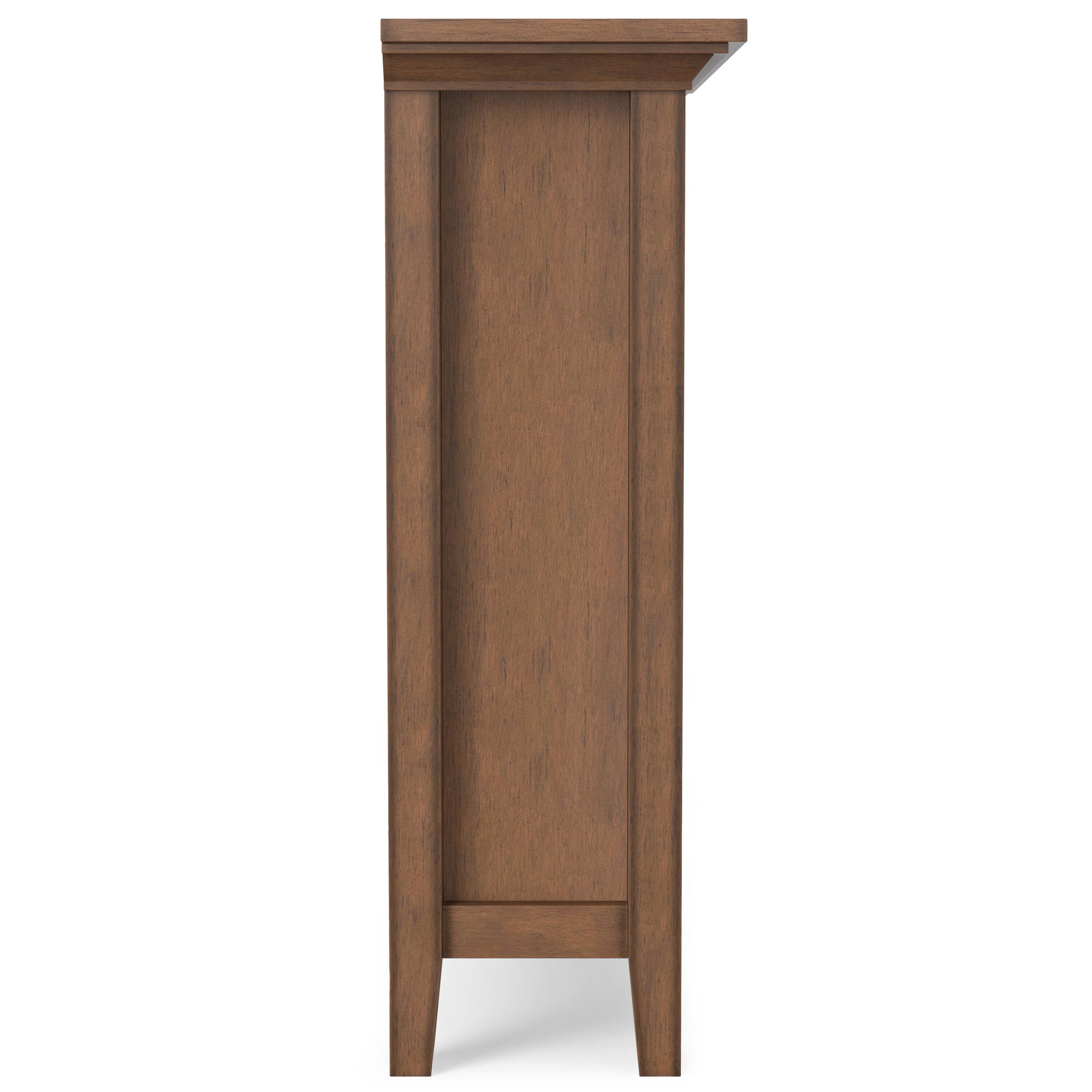 Alt View 8. Simpli Home - Redmond SOLID WOOD 36 inch Wide Transitional  Entryway Storage Cabinet in Rustic Natural Aged Brown - Rustic Natural Aged Brown.