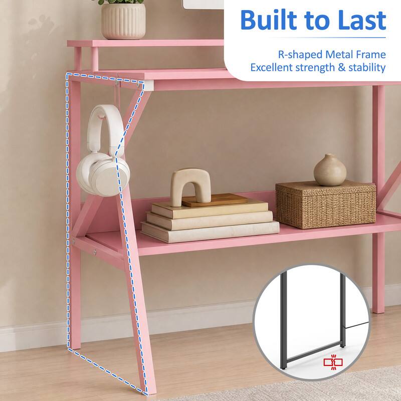 Built to Last  
R-shaped Metal Frame  
Excellent strength & stability