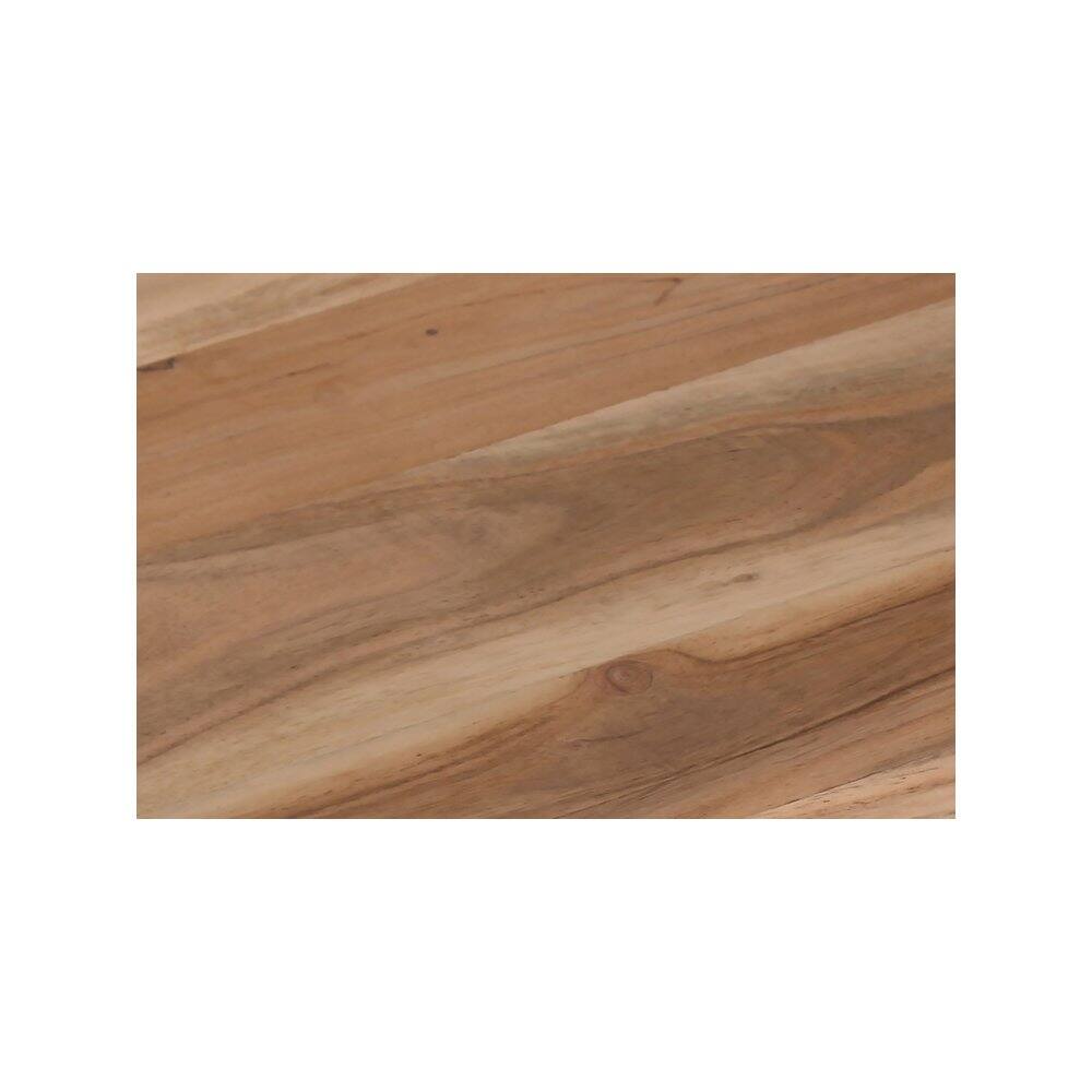 Angle. Porter Designs - Portola Solid Acacia Wood Console Table - Natural.