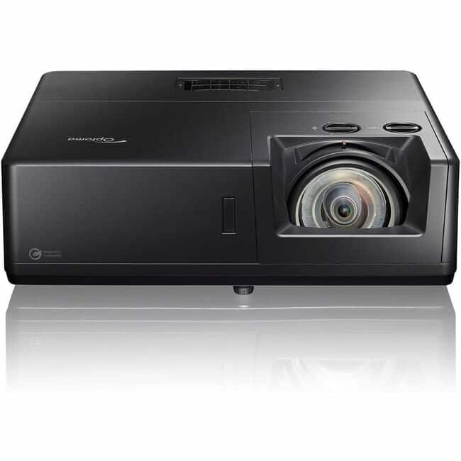 Optoma - ZK608TST 3D Short Throw DLP Projector - 16:9 - Black - High Dynamic Range (HDR) - Front - 2160p - 30000 Hour - 1.07 Billion Colors (30-bit)