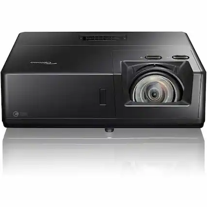 Front. Optoma - Optoma ZK608TST 3D Short Throw DLP Projector - 16:9 - Black - High Dynamic Range (HDR) - Front - 2160p - 30000 Hour - 1.07 Billion Colors (30-bit).