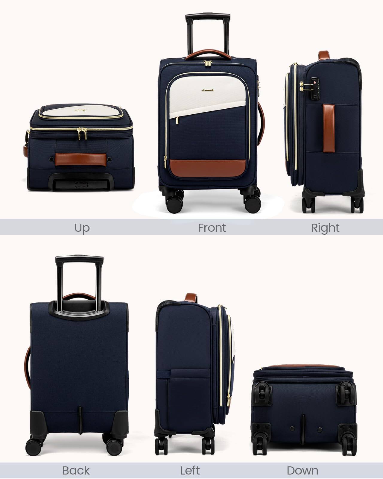 Up Front Right  
Back Left Down